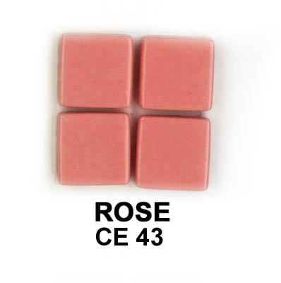 Micro Briare 1 x 1 cm Rose, par 100g