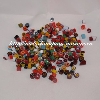 Millifiori n° 2 Mix Opaque 5-6 mm, par 50g