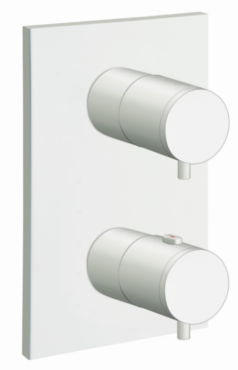 Triverde - Façade Thermostatique - 3 sorties - XT 85351