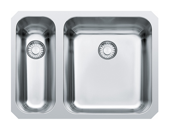 Bassin sous plan - Largo Inox - Cuves inox arrondies - LAX 160